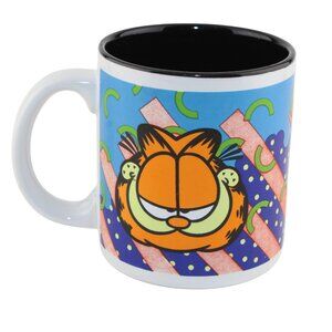 CTI Garfield Vintage Ceramic Coffee Mug Paws Smiling Face Jim Davis
